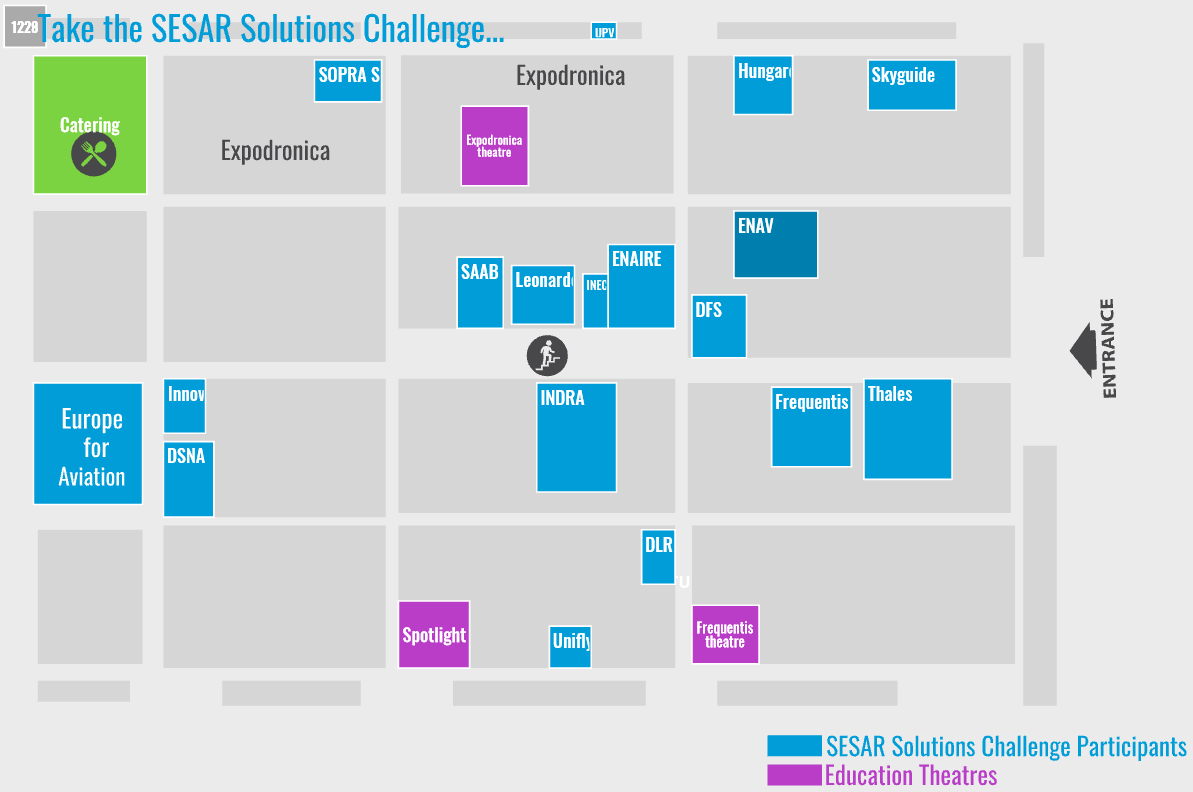 EngageKTN's tweet photo. Visiting the World ATM Congress? Then take part in the #SESARSolutionsChallenge!
Collect a card from #SESAR3JU pod/#EuropeforAviation stand #595 and visit the stands exhibiting #SESARSolutions.
Get 9 stickers to pick up your reward!
#ATM #aviation @WorldATM_now https://t.co/WpHQe6gJ0p