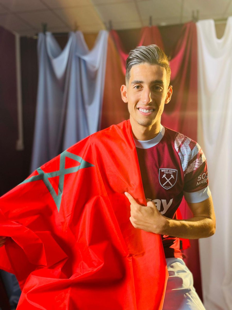 WestHam's tweet photo. 🇲🇦⚒ @AguerdNayef https://t.co/EeiFX7fUnj
