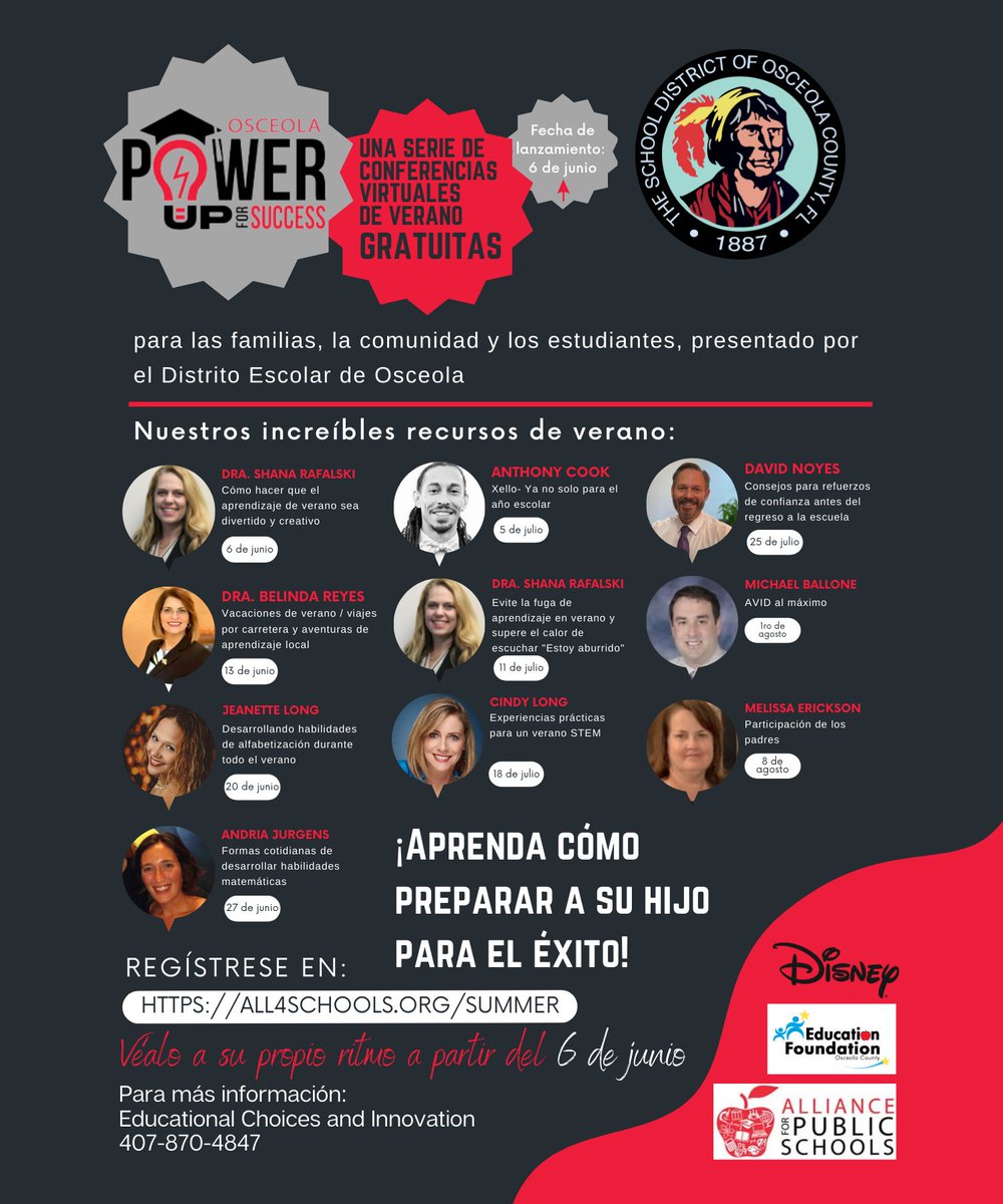 Power Up for Success with these amazing summer conferences! Register for PUP and learn how to turn this summer into a fun, learning experience for your students. Visit all4schools.org/summer to learn more.