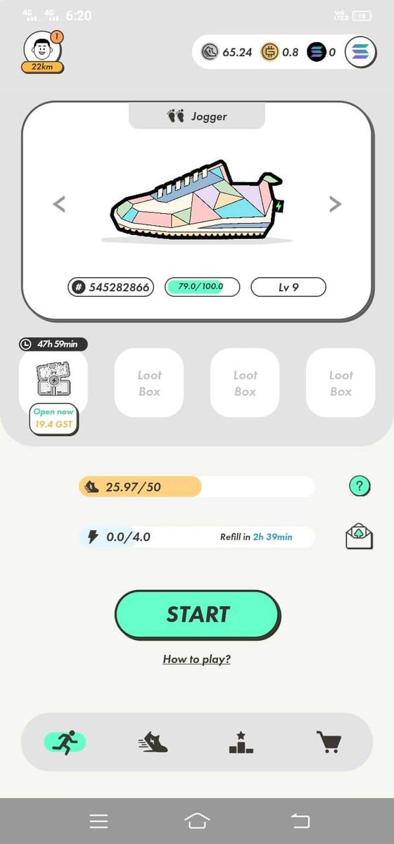 EGO_DAO's tweet photo. Woohoo! One more loot box!
#stepn #stepnscholarship #MoveToEarn #play2earn #scholarships #heatherglade https://t.co/4RvyuV4Dit