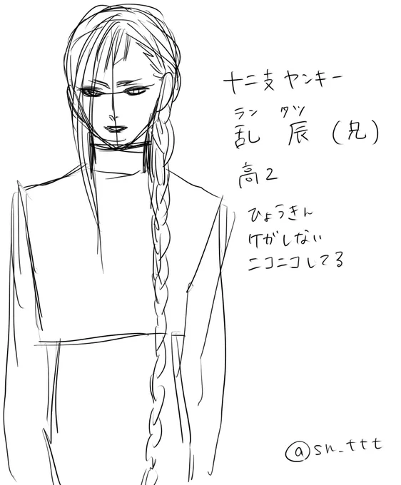 十二支ヤンキー。草案。 
