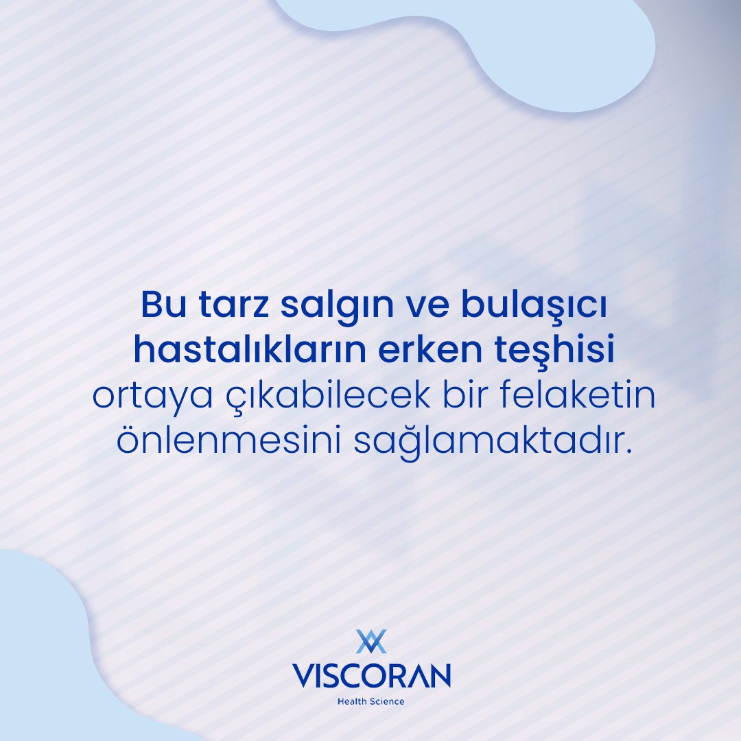 Oluşan ve ileride meydana gelmesi muhtemel salgın ve bulaşıcı hastalıkların erken teşhisinde ve tedavisinde çok önemli bir rol oynar. 

Bu tarz salgın ve bulaşıcı hastalıkların erken teşhisi ortaya çıkabilecek bir felaketin önlenmesini sağlamaktadır.

#bioteknloji #biyoteknoloji