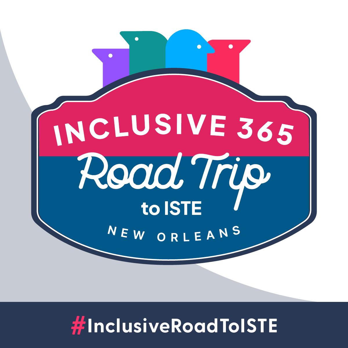 Are you ready for a road trip to #ISTELive?

Join the <a href="/inclusive365/">Inclusive 365</a> team on their #InclusiveRoadToISTE. They'll be sharing tips and best practices for making learning more inclusive.  See you at ISTE

For the trip itinerary and ways to get involved, visit: text.help/fWuh3M