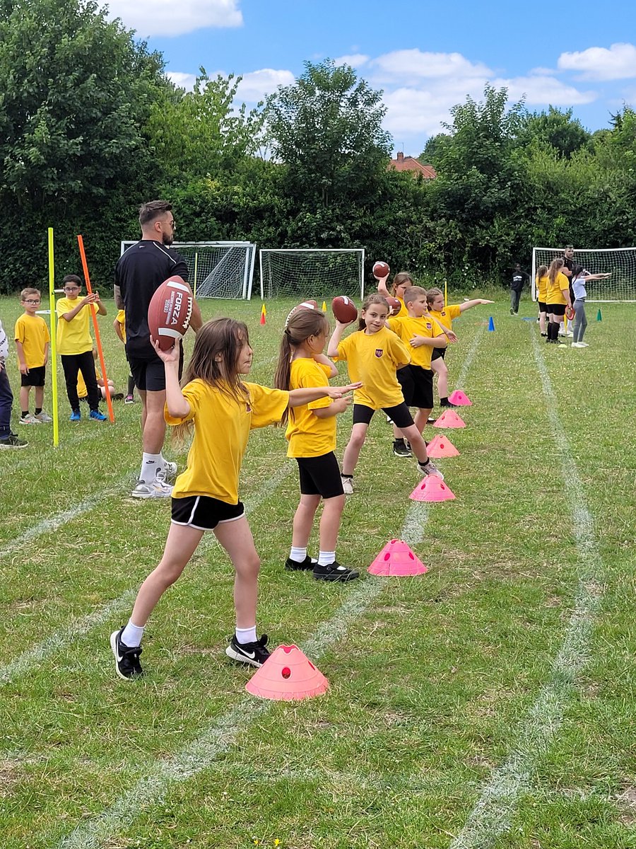 Our last activity for today was american football, we are really looking forward to tomorrow! <a href="/PE_EPS1/">PE at Elaine Primary School</a> <a href="/PrimaryElaine/">Elaine Primary</a>