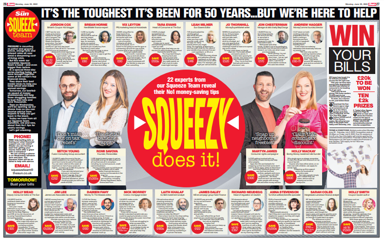 taraevans's tweet photo. We've relaunched our Squeeze Team today! We're doing a phone in on Wednesday where the experts will be answering questions
@Jordon_Cox @VixLeyton @haggerdoo @romisavova @martyncjames1 @HollyAMackay @Tootingdaley @sarahecoles @LaithKhalaf1 @leahmilner @holly_mead_ https://t.co/VcmrfSbwH9