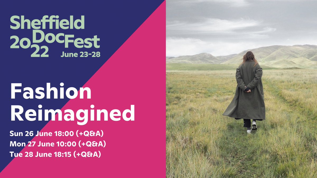 sheffdocfest's tweet photo. Interested in #sustainablefashion? Trailblazing fashion designer Amy Powney is on a mission to create a #sustainable collection + transform the way we engage with fashion.🌱👗 

Join us for the European Premiere of @FashReimagined Sun 26 June 18:00 > https://t.co/viABmesN5Q https://t.co/fdVhr5HyxQ