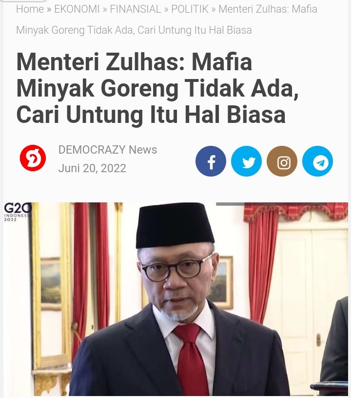 Ini Statmen Mentri Paling Tolol yang pernah ada, paham ga hukum pasar dan Monopoli ?

Jika cari untung hal biasa menurut Menteri Perdagangan, maka buat apa ada Kementrian Perdagangan di negri ini ?

Pak <a href="/jokowi/">Joko Widodo</a> segera BUBARKAN Kementerian Perdagangan toh ga ada gunanya lagi. 🤣