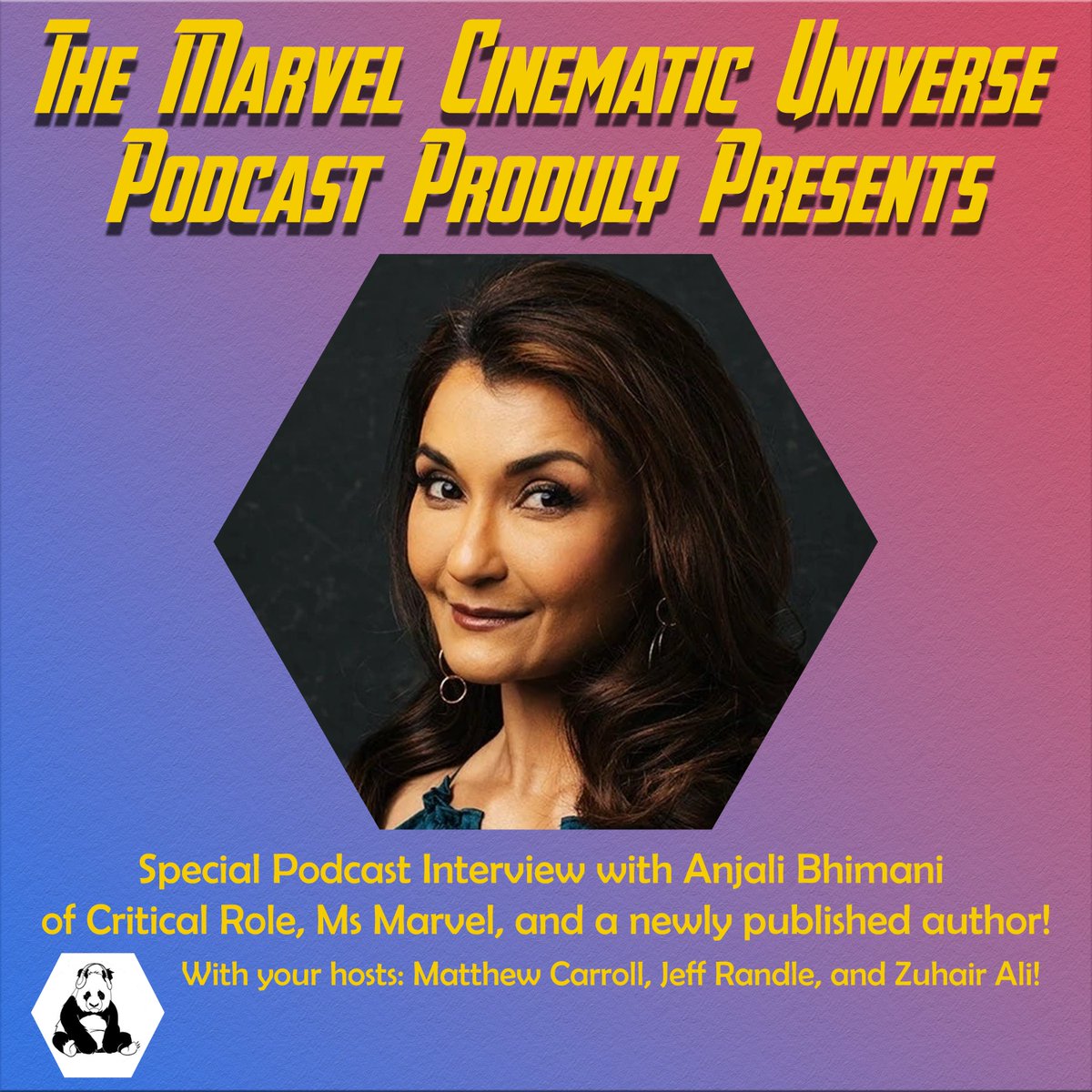 AnimationDelib1's tweet photo. Check out Zuhair (@ZuUuUu786) on the most recent @MCUCast co-hosting an interview alongside Matt and Jeff with Anjali Bihmani of #MsMarvel #CriticalRole and more! Find the podcast and more at https://t.co/Bcu141QFJH!
#MarvelStudios #DisneyPlus #StrandedPanda #podcast https://t.co/kF5Wr4I7a5