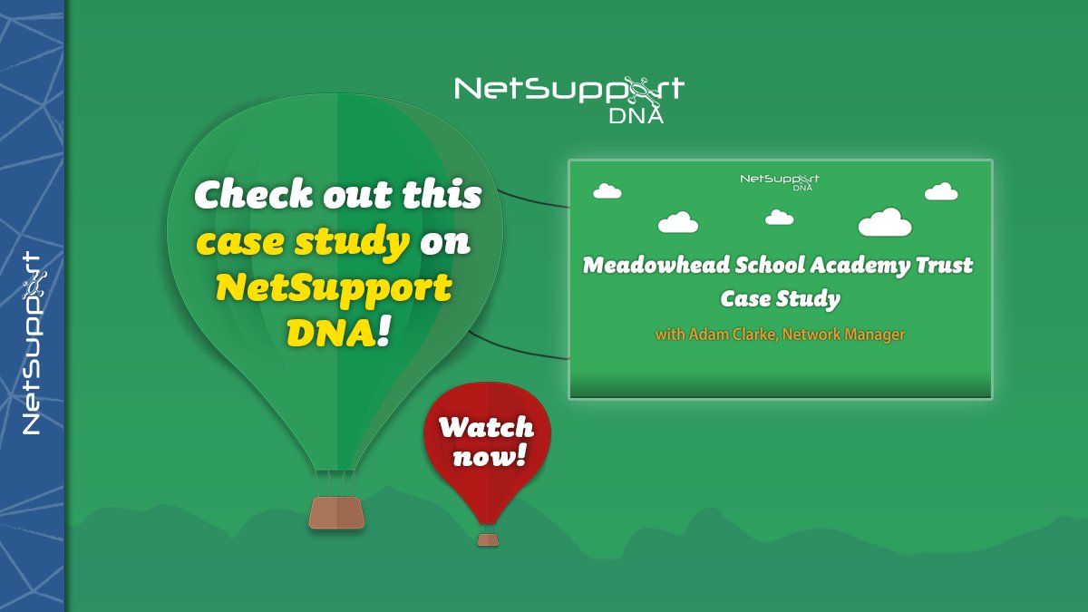 NetSupportGroup's tweet photo. Meadowhead School Academy Trust was looking for a less clunky solution with auto-update features to take over from a program it was already using. With an emphasis on ease of use, #NetSupportDNA was exactly what they were looking for👉https://t.co/tPEgiPmqhe #ITmanagement #EdTech https://t.co/nu9xRCWzGE