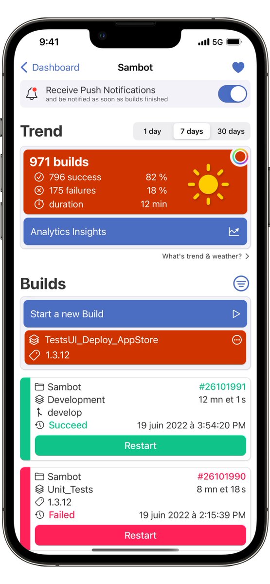 sambot_app's tweet image. ⏳ New version of #Sambot for #Bitrise just sent to Apple for validation 👀
👨💻 Tons of fixes and improvements in this new v. 1.10
💰 Pro Features subscription is 50% OFF until midnight today !!!
👉 apple.co/3xR3OL2
#CI #CICD #SwiftUI #TCA #Workflow #productivity
