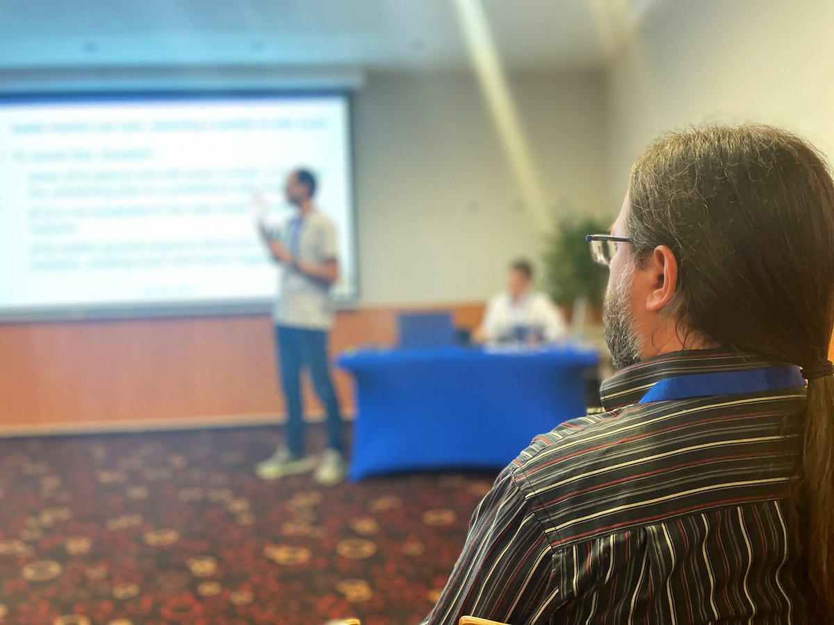 DeRISC_H2020_EU's tweet photo. De-RISC platform use cases are going on! 🚀🛰💫
Jimmy Le Rhun (@thalesgroup), Vicente Nicolau (@fentissXM), and Fabio Malatesta (@cobhamgaisler) show the demonstration of #DeRISC platform at #HiPEAC22 
👇🏼👇🏼👇🏼 https://t.co/YgHosl8WyW