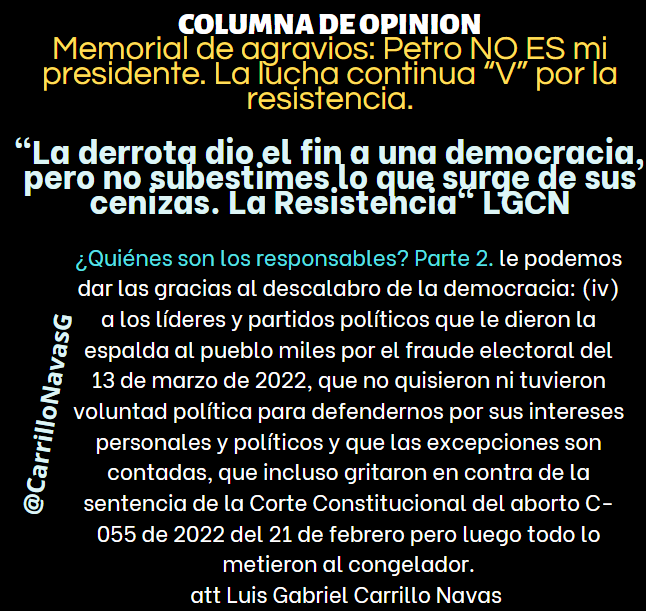CarrillonavasG's tweet photo. https://t.co/Ub5Dap3yGN Frescos voto en Blanco la dictadura es para todos @Isavalle25 @CatalinaIILaGr2 @Isabellarulis 
@DrOmavabel @Dorisvalbuenaru @ambar_ponte 
@AmeliaFighter1 @AndresUribeVel 
@Lobsang89159208 @JorgeMontoyaG1 
@MikyRodriguezO1 @AnaMarceA @eduardorosero1 https://t.co/QvzYLXzBhY
