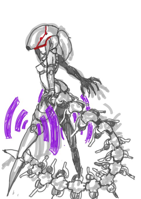 ヴァイス・ギア ver. サーペント…とかいう思いつき。わいわいさんとかがきっとかっこよく描いてくれるに1000万点 