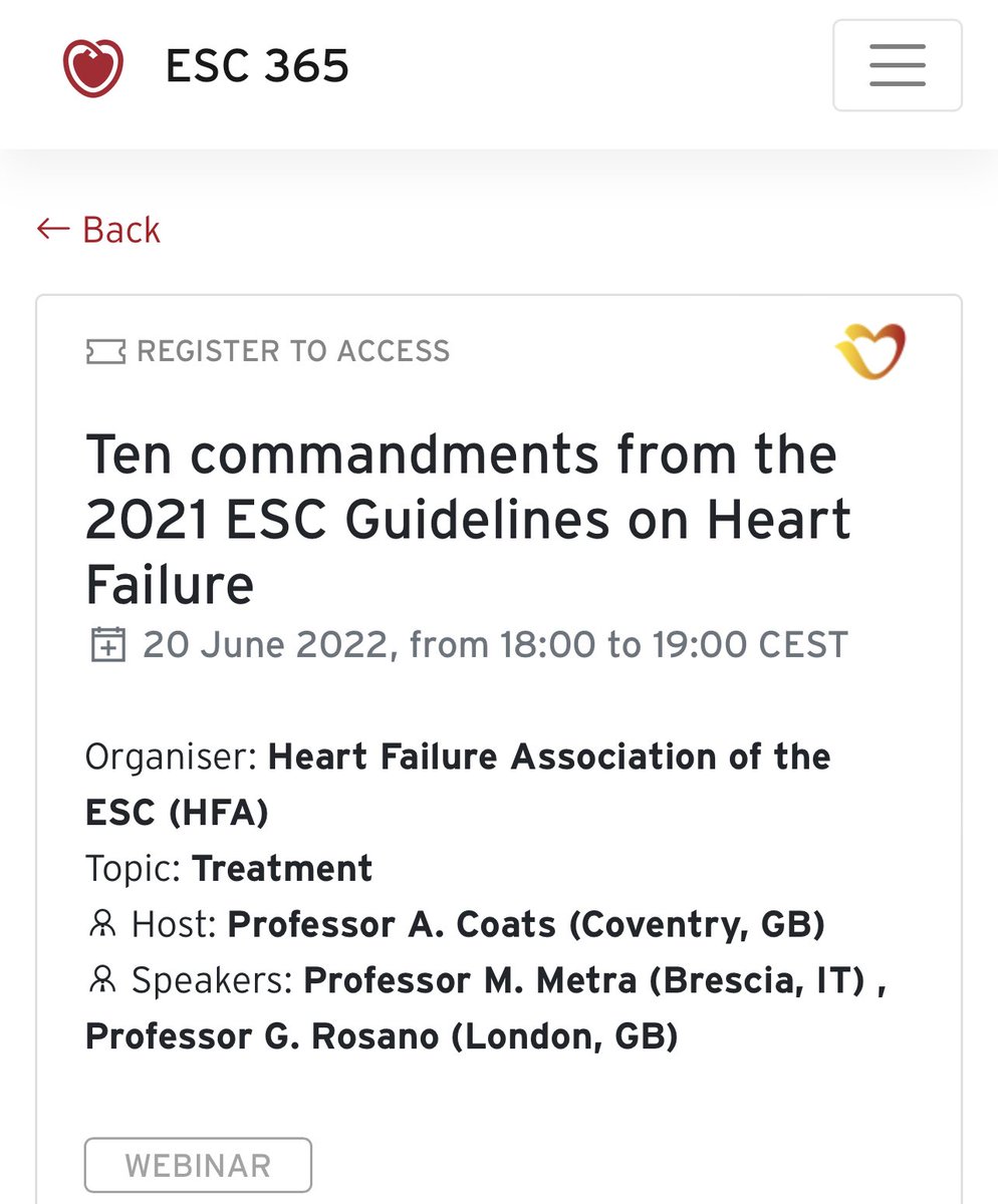 An update on the main messages from the ESC/HFA guidelines on heart failure