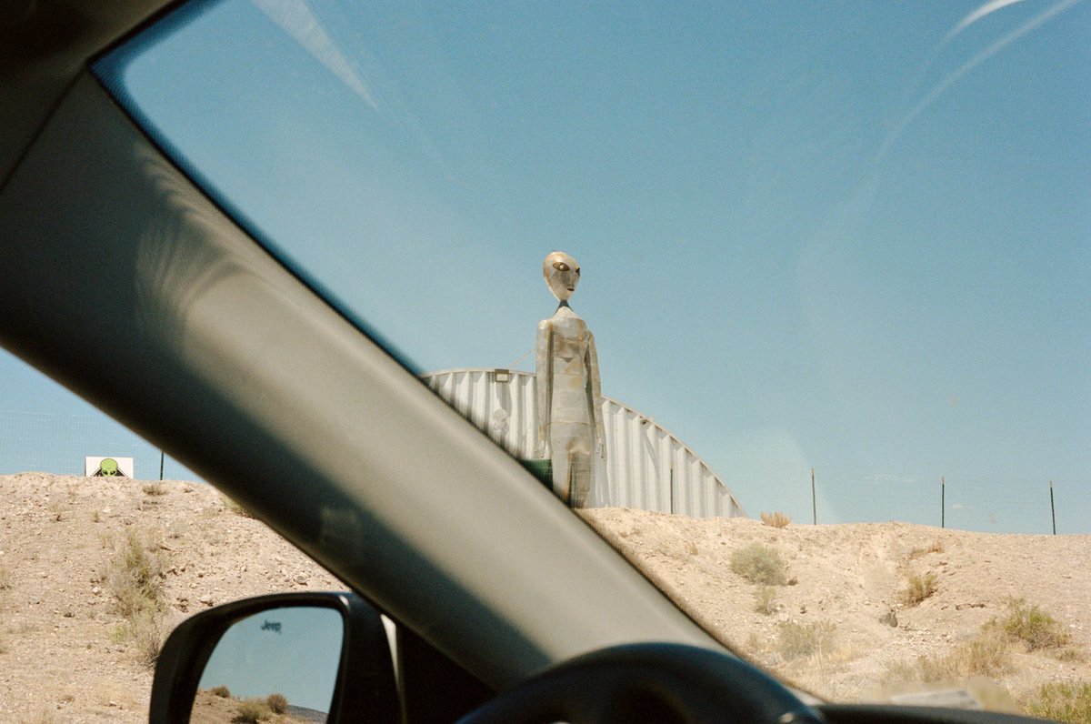jessemcclary_'s tweet photo. New travel story up for Travel + Leisure! Last summer we took a trip to the Extraterrestrial Highway to live out our alien kitsch dreams. 👽🛸 @allieleepson https://t.co/RKL23KFjIM