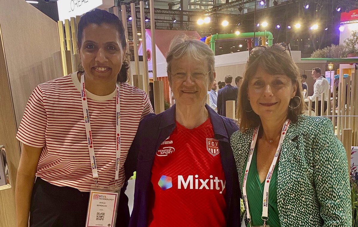 #MixityInclusion 🔛 <a href="/AXAFrance/">AXA France</a> en action pour ses objectifs sur la partie #Genre - #EgalitéFH sur les #womenintech Voir détail de l’empreinte #sociale sur 5 dimensions bit.ly/3qO9pvl évaluées par <a href="/Mixity_co/">Mixity</a> - 👏🏻 <a href="/AEChevillard/">AnneElise Chevillard</a> - <a href="/Val_Leselbaum/">Valerie Leselbaum🎀</a> - #VivaTech2022 - #WoGiTech