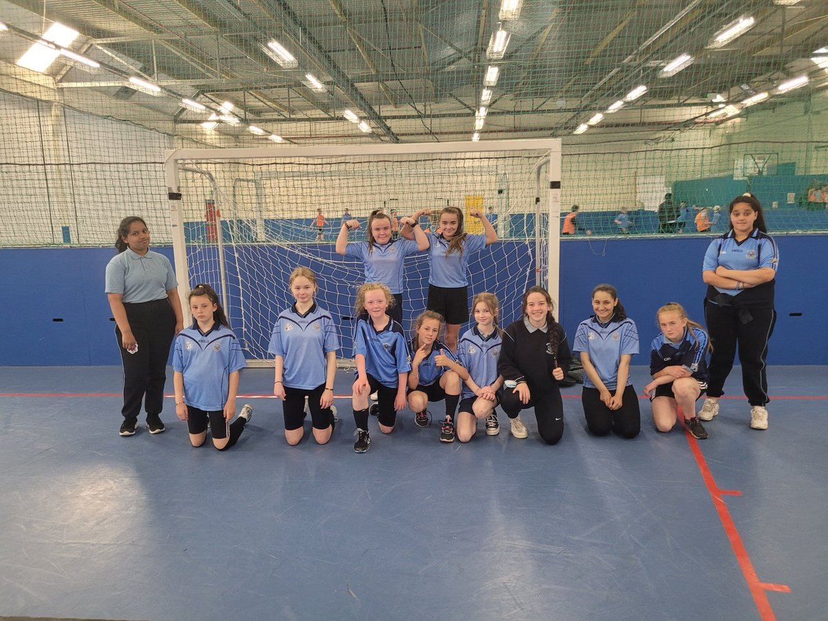 stmarysnsLK's tweet photo. We had a great day up in The Factory Southside Youthspace for 5th and 6th class boys and girls.Massive thanks to Our Lady Queen of Peace National School for inviting us down and providing treats for all our chilkdren. Some great performances by both schools #Soccer #BuildingLinks https://t.co/qSnItblK2S