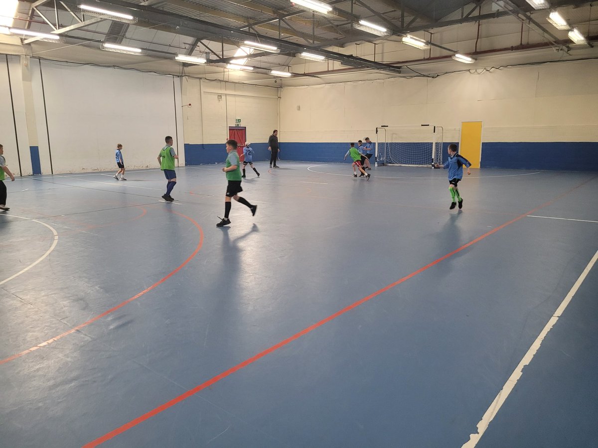 stmarysnsLK's tweet photo. We had a great day up in The Factory Southside Youthspace for 5th and 6th class boys and girls.Massive thanks to Our Lady Queen of Peace National School for inviting us down and providing treats for all our chilkdren. Some great performances by both schools #Soccer #BuildingLinks https://t.co/qSnItblK2S