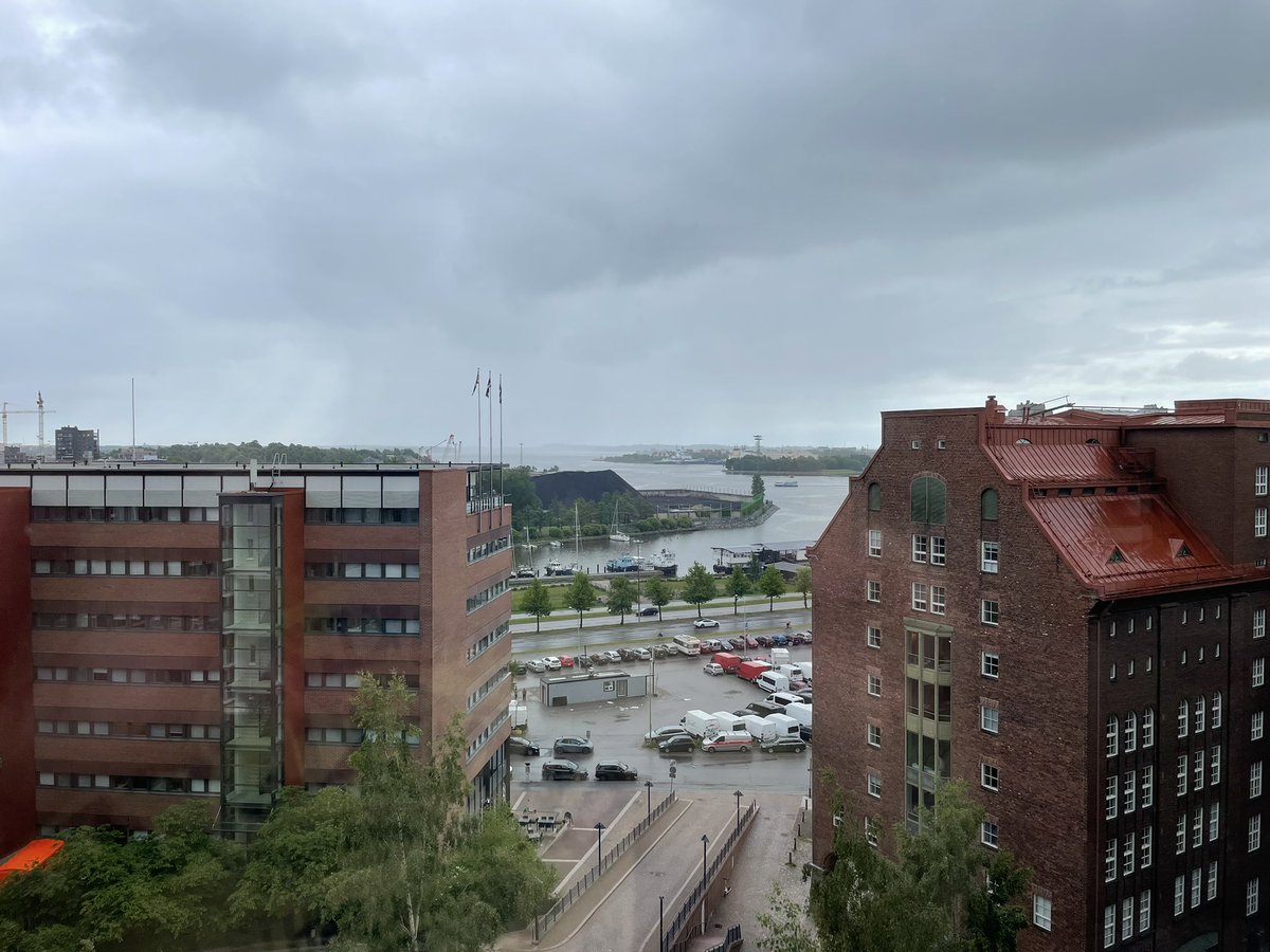lani49's tweet photo. Dear #HEPP3, here’s the Helsinki mood today - 15 degrees and drizzling. We weren’t lying when we said you’d brought the good weather with you, so thanks again for coming!! https://t.co/78lq4TXb4N