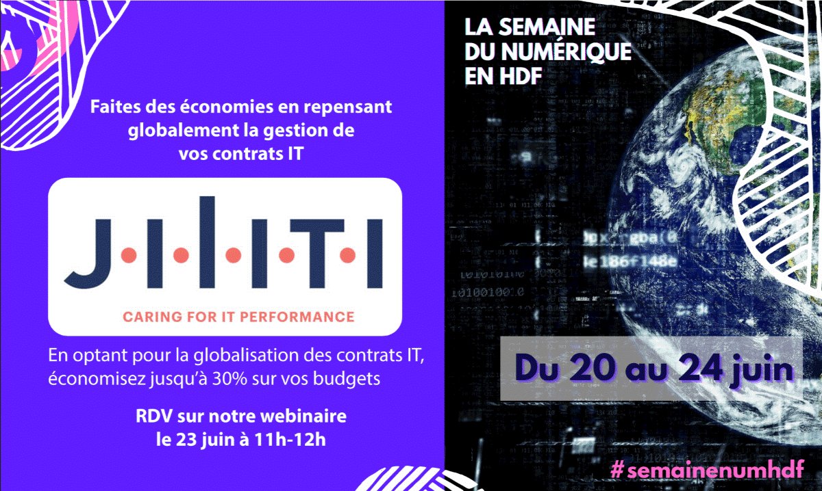 Jilitigroup's tweet photo. #semainenumhdf - Nous vous donnons RDV en ligne le 23 juin pour notre webinar sur la massification de contrats à l'occasion de la @SemaineduNumHDF 
⏰ RDV de 11h à 12h 
Lien d'inscription : https://t.co/78masxiNCD https://t.co/FcsYzyEcmc