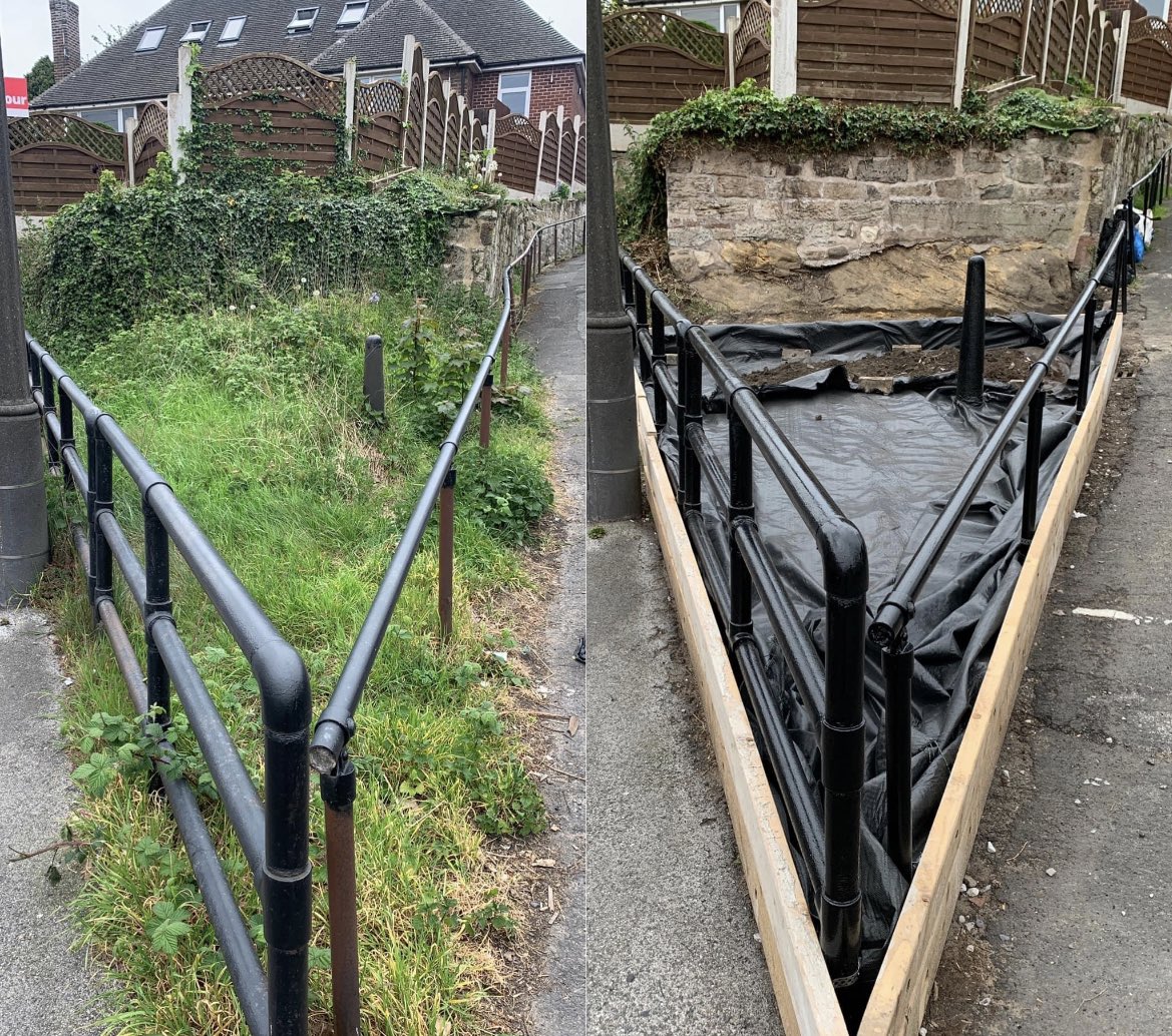 LoveBebington's tweet photo. We aim to install a bench overlooking evergreens,perennials &amp;🐝friendly plants!We hope this project will not just brighten up the area, but will also help improve wellbeing in our community by providing a space to connect with nature &amp; meet others🌈#ch63 #wellbeing #community https://t.co/UBrmScy9DW