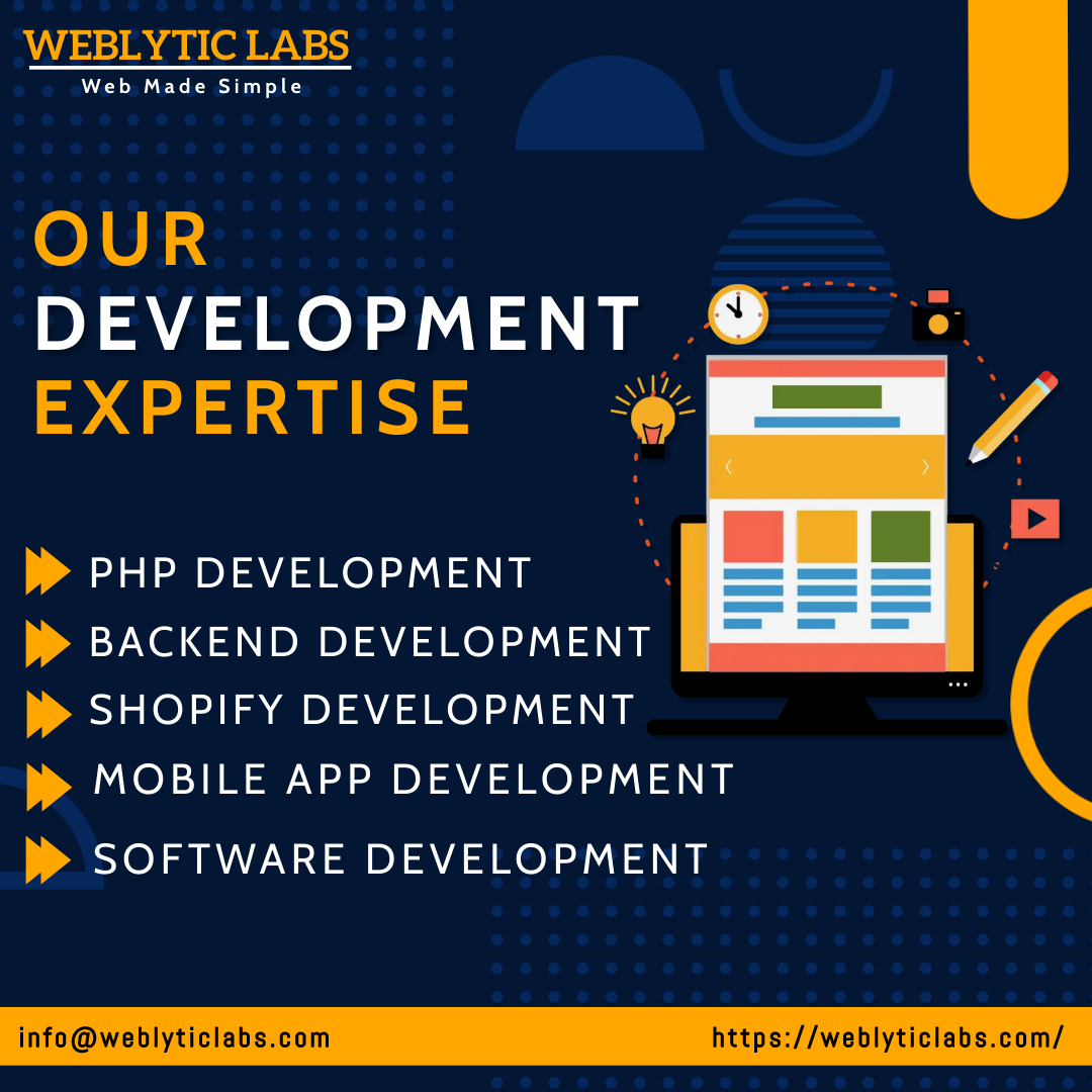 WeblyticL's tweet image. One stop solution for all your digital needs. Build your presence over the globe

#ecommerce #opensource #marketing #business #digitalmarketing #entrepreneur #website #socialmedia #socialmedia  #webdevelopment #online #smallbusiness #amazon #dropshipping #magento #wordpress