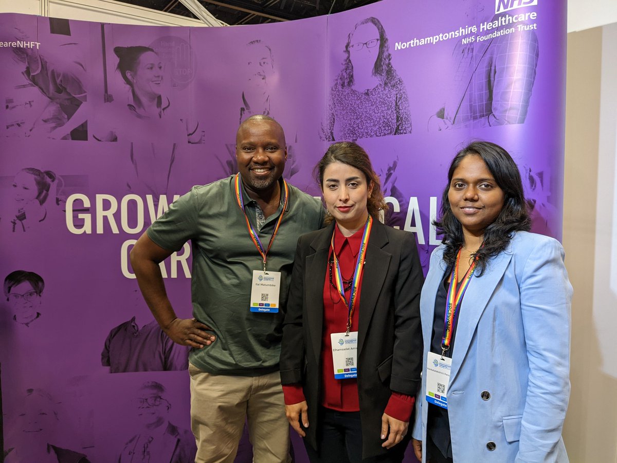 ngallavannhft's tweet photo. Day one of the Royal College of Psychiatrists International Congress.

Come and visit us on stand G9, we'd love to talk to you about medical careers at @NHFTNHS @ItaiMatumbike https://t.co/FKw1YEnEJn
