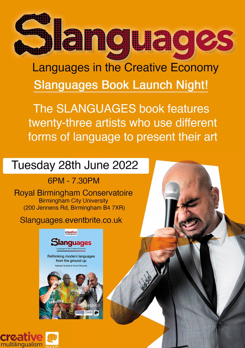 punchrecords's tweet photo. Youโre all invited to a night of drinks & networking as we launch the brand new #SLANGUAGES book at @BirmCons!
Tuesday 28th June, 6pm - 7:30pm. Artists featured in the book include: @artbytaneisha, @lekanbabalola, @rtkal, @rinkoobarpaga & more!
๐ https://t.co/RprKWAiLzs https://t.co/hAHuAFJKGY