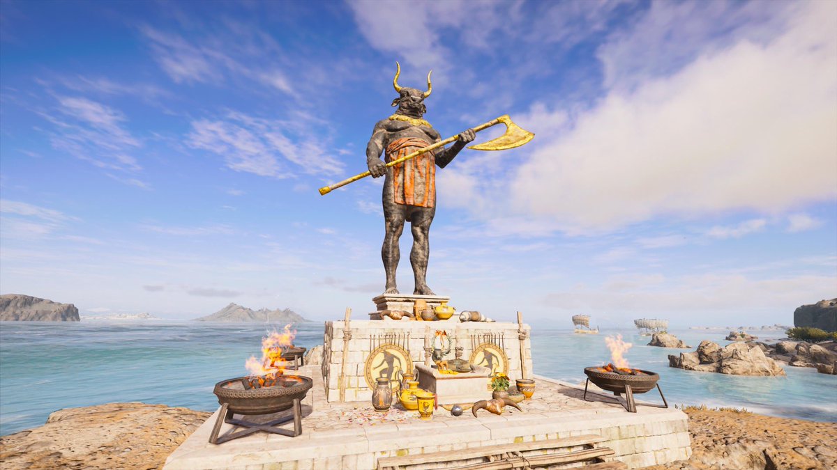 AnthonyyLineo's tweet photo. #AssassinsCreedOdyssey #PS5capture #Messara https://t.co/Ku8JKDFp6Z