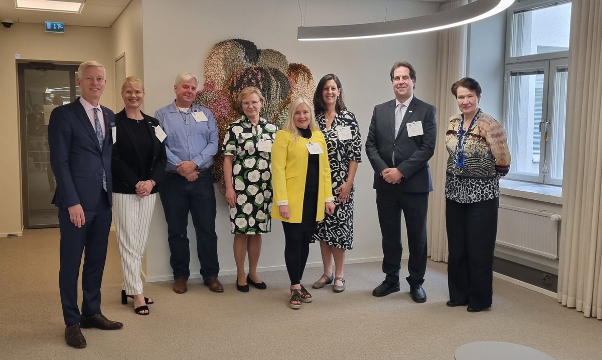 Thank you to the Finnish Ministry of Education and Culture <a href="/okmfi/">Opetus- ja kulttuuriministeriö</a> for hosting the #Fulbright Finland Foundation Board of Directors today. Insightful discussions on current trends in international exchanges, and Finnish &amp; U.S. priorities.