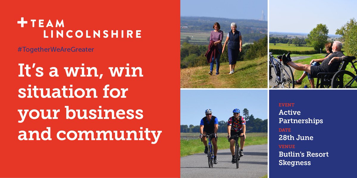 TeamLincs's tweet photo. Listen to keynote speakers and learn about the benefits of health and wellbeing within your workforce and community and have the opportunity, alongside other stakeholders to create opportunities that can benefit business and community
Register here
https://t.co/ziVppkddnD https://t.co/RIOMyVw1Fd
