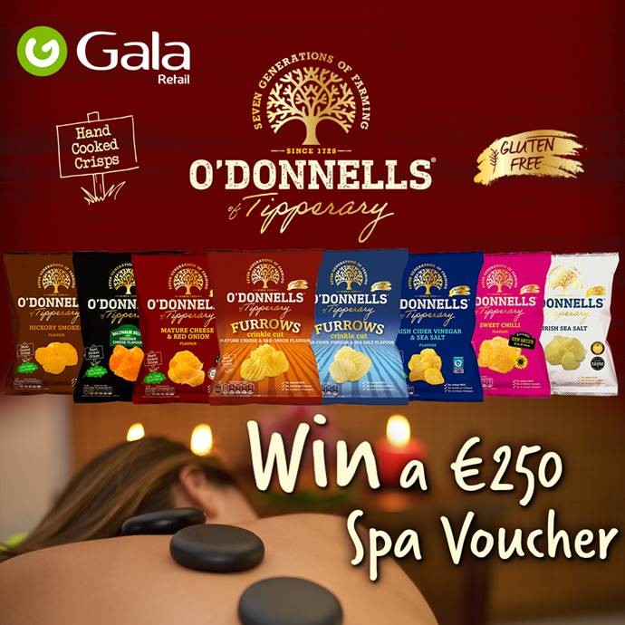 Gala_Retail's tweet photo. #competitiontime O’Donnells, Ireland's favourite hand-cooked crisps want to give you the chance to relax and unwind by giving away a €250 spa voucher. 

To #WIN comment below which of the @odonnellscrisps flavours is your favourite.

T&amp;C's Apply - Closing date 24.07.22 https://t.co/kpLFb4UVbk