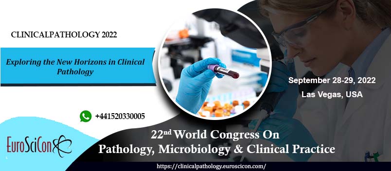2k22Clinical's tweet photo. We are delighted to announce 22nd World Congress on Pathology, Microbiology &amp; Clinical Practice which will be held during September 28-29, 2022 in Las Vegas, USA. Theme: Exploring the New Horizons in Clinical Pathology.
#pathologyconference2022 #lifescienceevents #lasvegas #USA https://t.co/nZti4KtggR