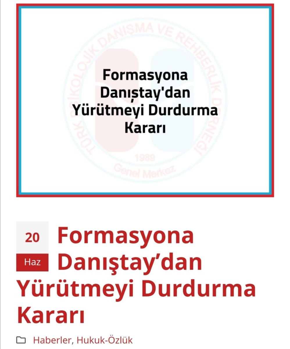 Psikolojik Danışma ve Rehberlik alanının yetkinliği ve yeterliliği yanında Eğitim Bilimleri yetkinlik ve yeterliliğini ve alan mezunlarının haklarını korumakla yükümlü Türk PDR Derneği olarak kararı memnuniyetle karşılıyoruz.
pdr.org.tr/2022/06/20/for…