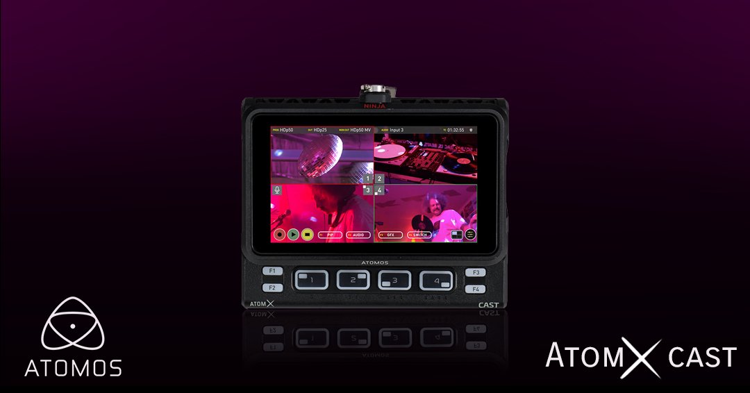 Digi_Broadcast's tweet photo. AtomX CAST is a modular companion for the Atomos Ninja V and Ninja V+ monitor-recorder that uses the AtomX expansion port on the Ninja V/V+ to transform it into an advanced multi-input switcher.
#Atomos #Atomx #ninjav #atomxcast #cast #ninja
#ninjav+ https://t.co/z7x8Chrvq8