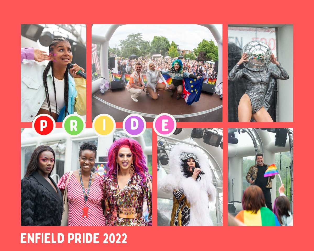EnfieldCouncil's tweet photo. Thank you to all the performers at #Enfield #Pride including the wonderful @joemcelderry91 @ItsVanityMilan @SissyLea4 @pacademyarts @MaybeGaga @Enfield_Fest @The_Dugdale @EnfieldPride
You rocked it.
#EnjoyEnfield #EnfieldLive #Pride2022 https://t.co/WgIX789SRc