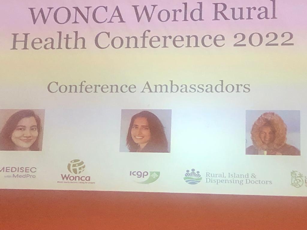 Fascinating to hear from the Conference ambassadors sharing their experiences of their Irish journey ☘️