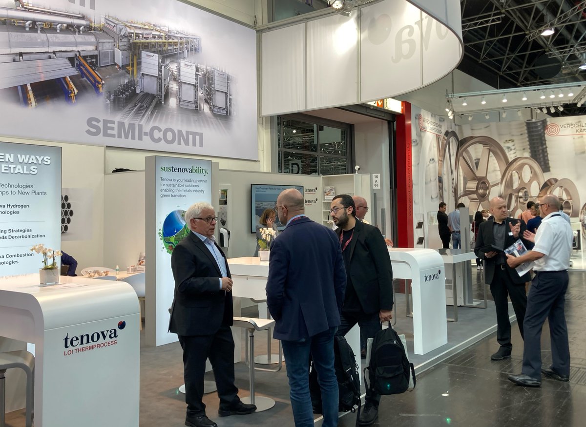 #Welcome to the 1st day of @wireTradeFair & @TubeTradeFair 🤝We are here with our brands @TenovaLOI & #Italimpianti to present our technologies for #heattreatment furnaces for #wire #rod bars and tubes for #metals. Meet our experts at booth 10A59 📍 tenova.com/newsroom/upcom…