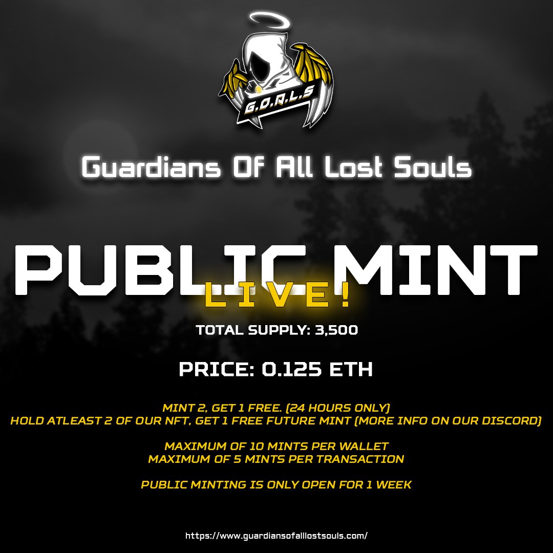 Tabibitosubaru's tweet photo. @NFTCompanyy The project that helps those people who have been rugged before opens their Minting day yesterday! Grab your own Guardian now before they close on Sunday! Only 0.125 ETH, plus if you hold 2 Guardians you have a free mint for the upcoming Goddess. @GOALS_NFT https://t.co/Hh5Q2WwFO0