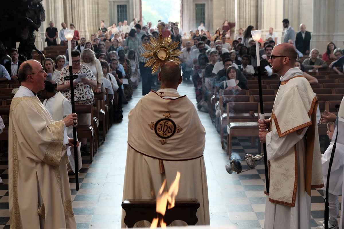 Op #sacramentsdag in #leuven was er weer een #processie van de Sint Kwinten naar de Sint Pieter. Een getuigenis van een levend geloof.