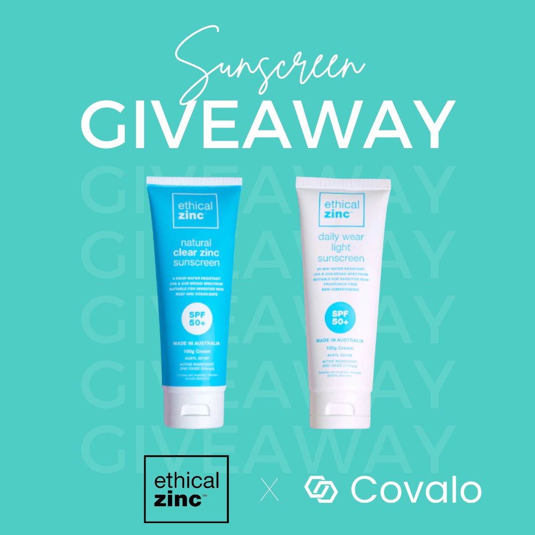 join_covalo's tweet photo. Today is your last chance to win this #sunscreen set by #EthicalZinc! Head over to this Instagram post to find out how to win: https://t.co/psEeLuUYzz https://t.co/7OXQVx8Yno