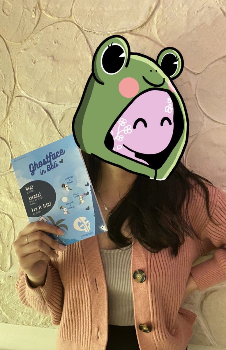 aulialoveslily's tweet photo. Made this “Ghostface in Bali” notebook to give it to ma lovely frens, I’ll keep giving it out to my frens tomorrow so they can KNOW WHAT IS GHOSTFACE👻👻🥰🥰 #Ghostfaceweek @GhostfaceNFT @BMO_GF @wgmidiot @bennymax_ @prinzNFT17 https://t.co/uvnNjEX3nH