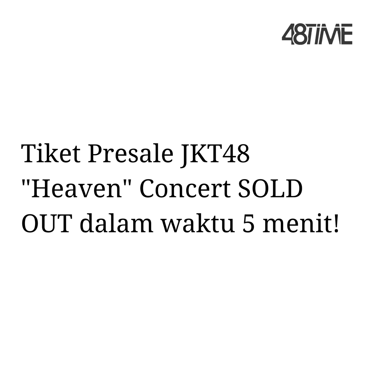 48timee's tweet photo. Fans JKT48: mahal banget sih tiketnya!
Also Fans JKT48: https://t.co/ejtk9henqa