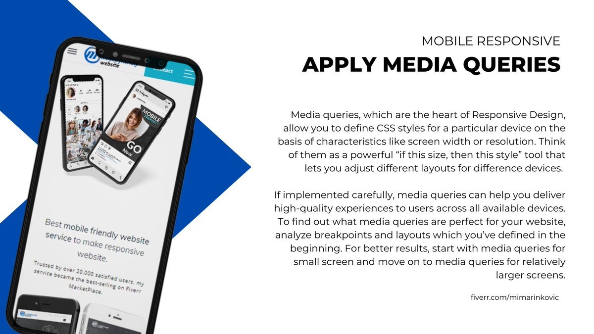 MiodragFiverr's tweet photo. #Responsive #Website #Design - Apply Media Queries 
Contact: https://t.co/ugh2q1hU9E

#html #Javascript #coding #joomla #NodeJs #webdevelopment #Mobile #WordPress #freelancer #websitedesign #web #webdeveloper #webdev #CSS #Fiverr #Webdesign #React #SEO #mobileFriendly #new https://t.co/RlM4NqpBRH
