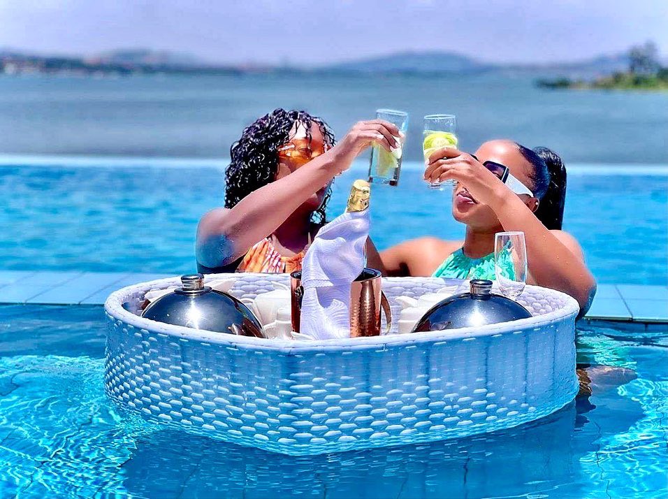 DivineResort1's tweet image. Cheers to a beautiful day in the pool @DivineResort1 #divineresortug #divineresort #breakfastinthepool #amazingviews #beautifuldestinations #beautifulfriendship #holidaydestinations