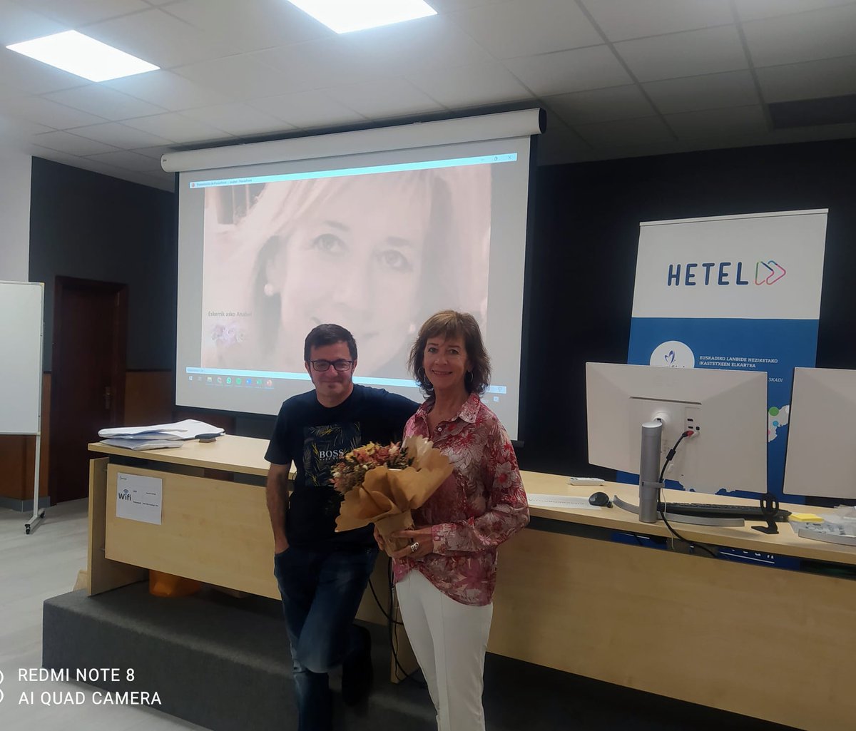 HETEL FP (@hetelfp) on Twitter photo Mila esker Anabel por todos estos años gestionando la #movilidad #erasmusplus de HETEL. Lan bikaina! El relevo lo tomará <a href="/trodriguezfer/">Tamara Rodríguez</a> a partir de septiembre. Abantean! Mila esker Anabel por todos estos años gestionando la #movilidad #erasmusplus de HETEL. Lan bikaina! El relevo lo tomará <a href="/trodriguezfer/">Tamara Rodríguez</a> a partir de septiembre. Abantean!