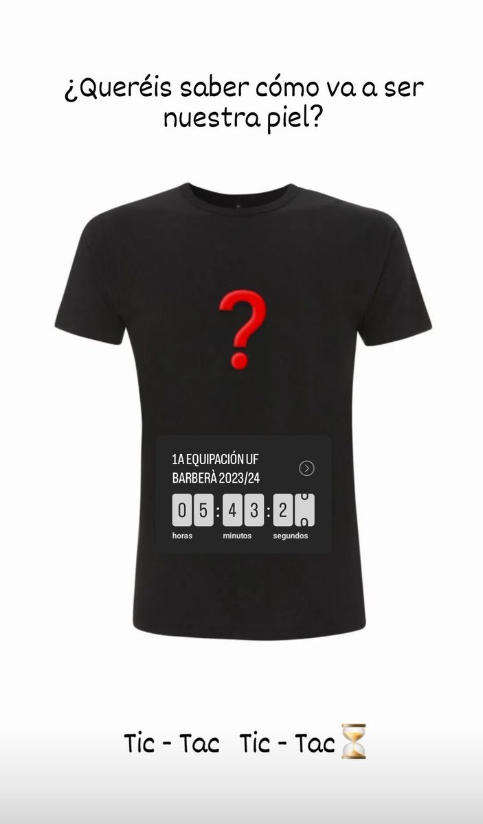 UFBarbera's tweet photo. ¿ Quieres saber cómo va a ser nuestra piel ?

Tic-Tac Tic-Tac⏳️ https://t.co/MxOoSOQSTT