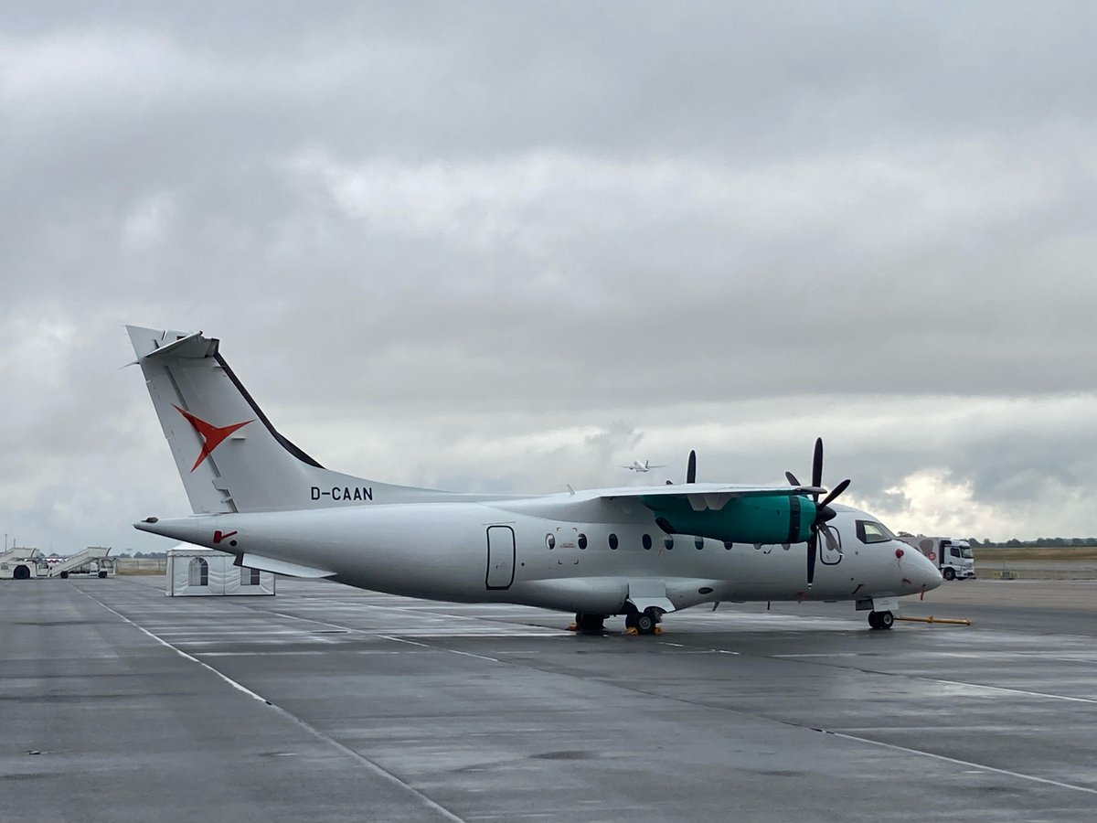 We're excited to be at #ILA22 with our #D328 on static display! Find us in Hall 4, Booth 280 within the bdli Pavillion and make sure to follow us for updates!
#DeutscheAircraft #PioneeringAerospace #sustainableaviation #aviation #innovation #flying #sutainableflight #aircraft