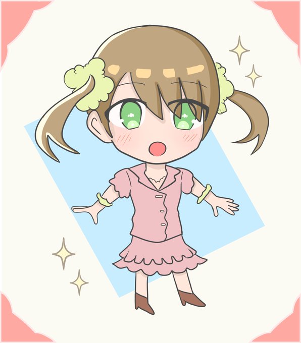 デフォルメ化のtwitterイラスト検索結果