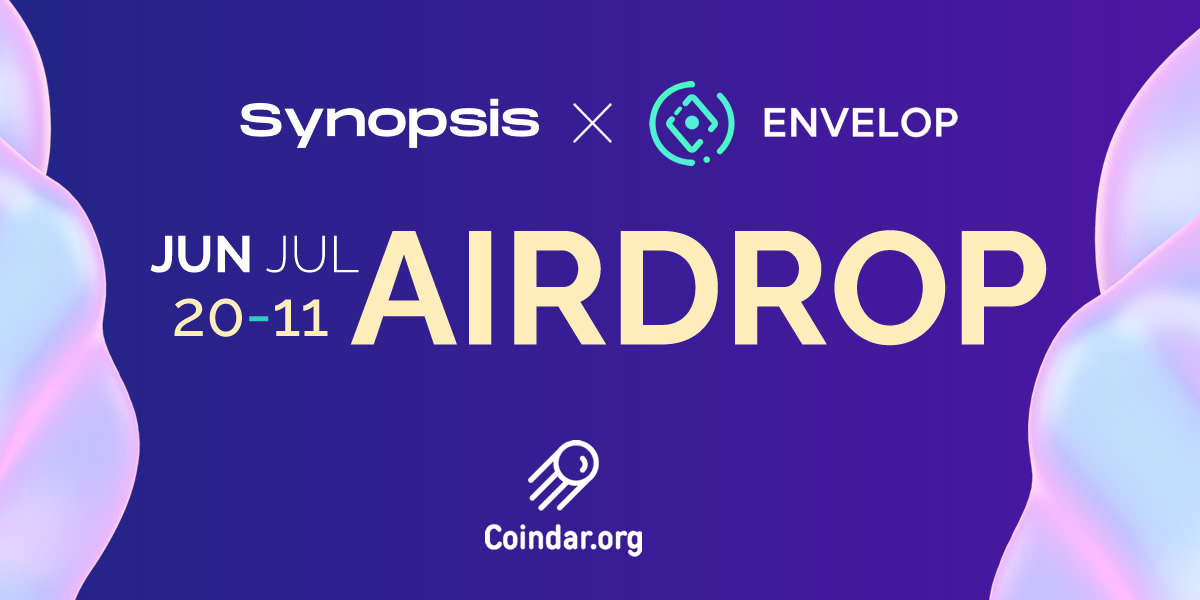 coindar_'s tweet photo. 🔥This is another Airdrop!

Envelop, together with @coindar_ and @SynopsisEvents, announces the Airdrop!

Airdrop terms and conditions:

https://t.co/Q6pFE6QF9I

#Giveaway #Airdrop #NFT #ContestAlert https://t.co/n6Bcp6o3Oo